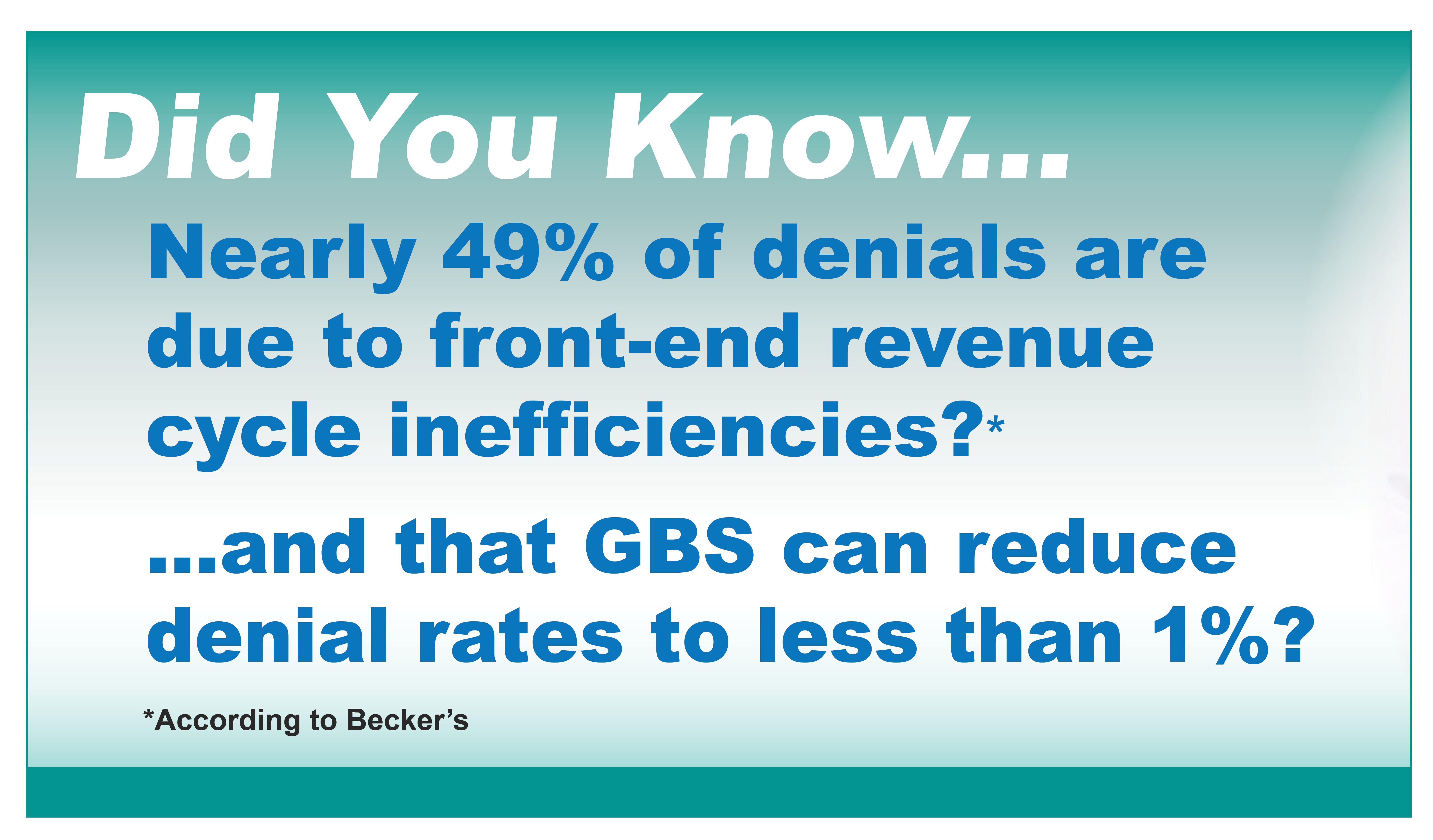 gbs revenue cycle management