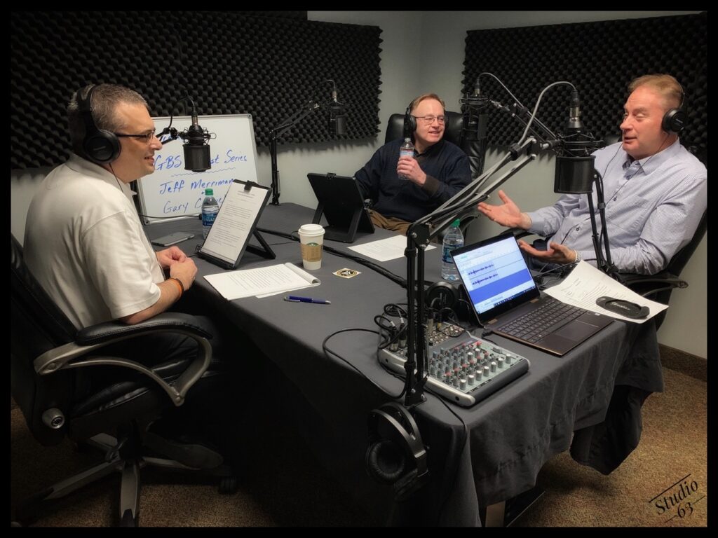 Jeff, Gary and Rich discussing embellished print in Episode 14 of Smart Business Solutions.